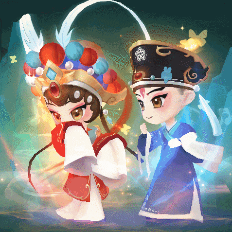 开启即有机会获得:戏曲主题极品动作美衣【戏苑川曲/梨园戏蝶/青黛花