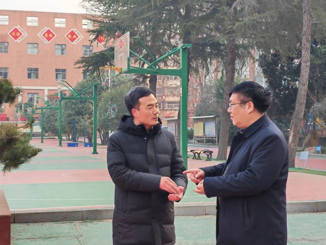 春季开学第一天,涧西区教体局领导深入东升二中检查指导_工作_发展