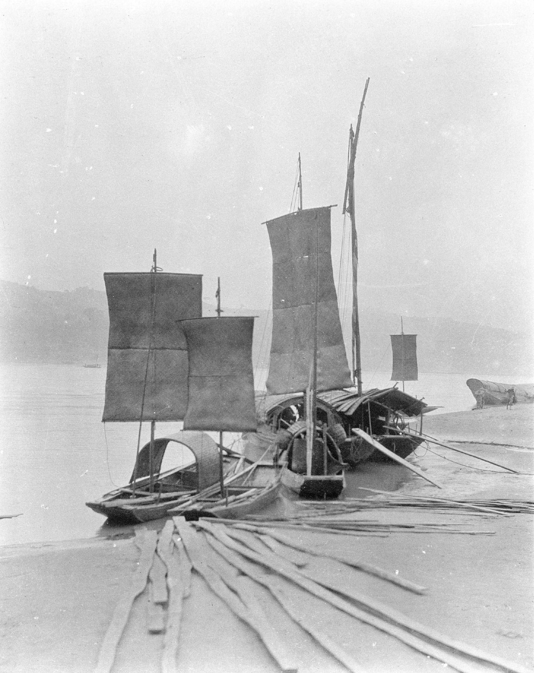 1917年甘博中国行之三十九:再回重庆_孔庙_长江_台阶