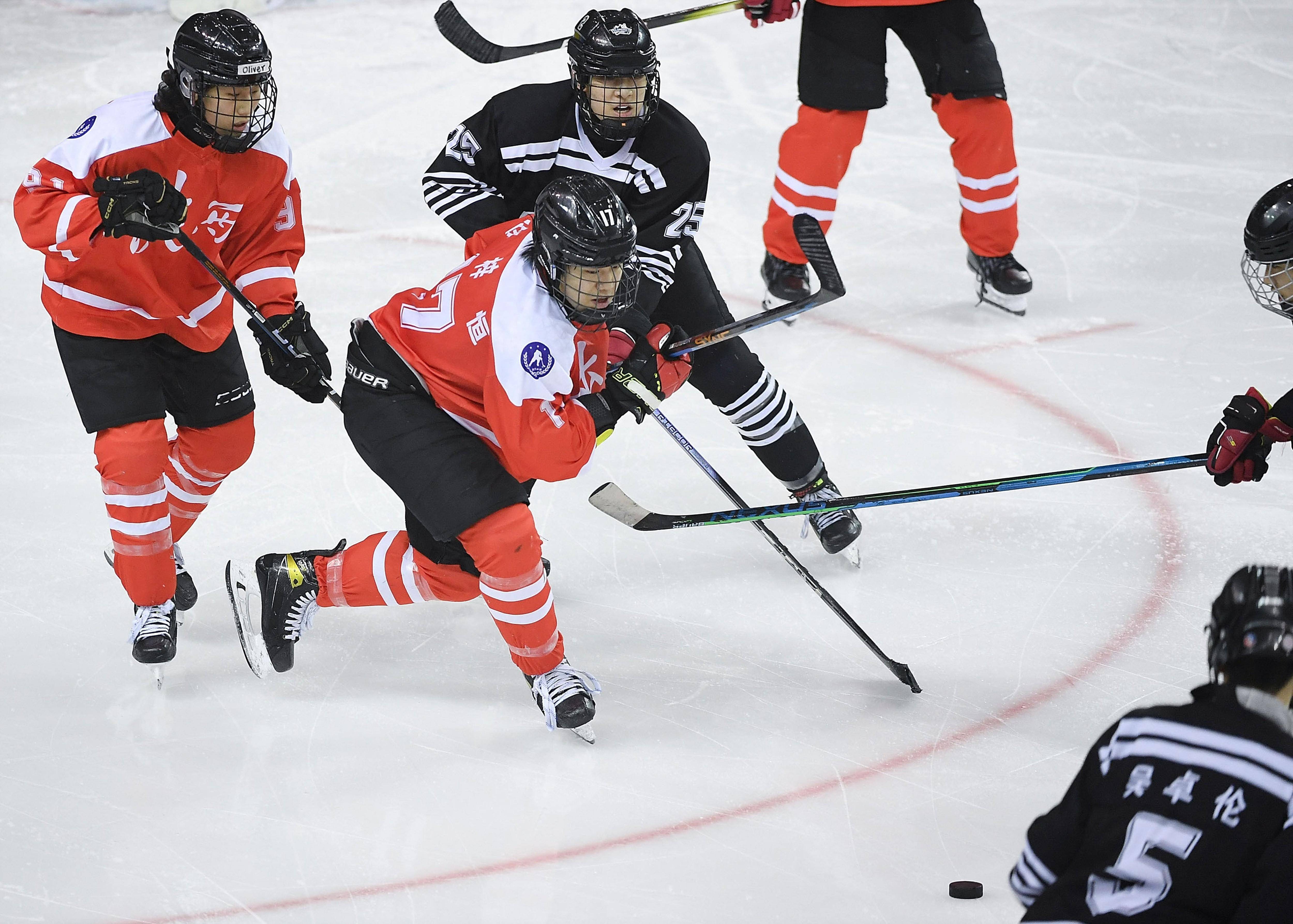 "十四冬"冰球男子青年组:陕西队获铜牌_新华社_邓华_比赛