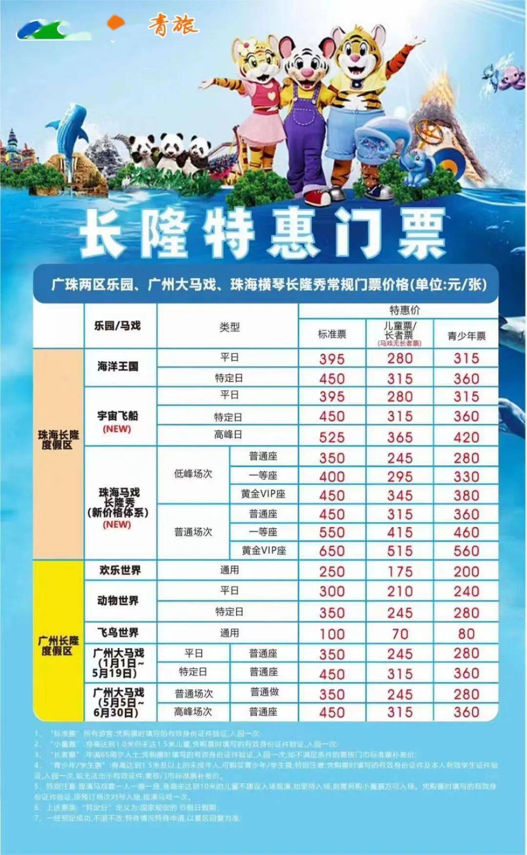 珠海长隆游乐园门票图片