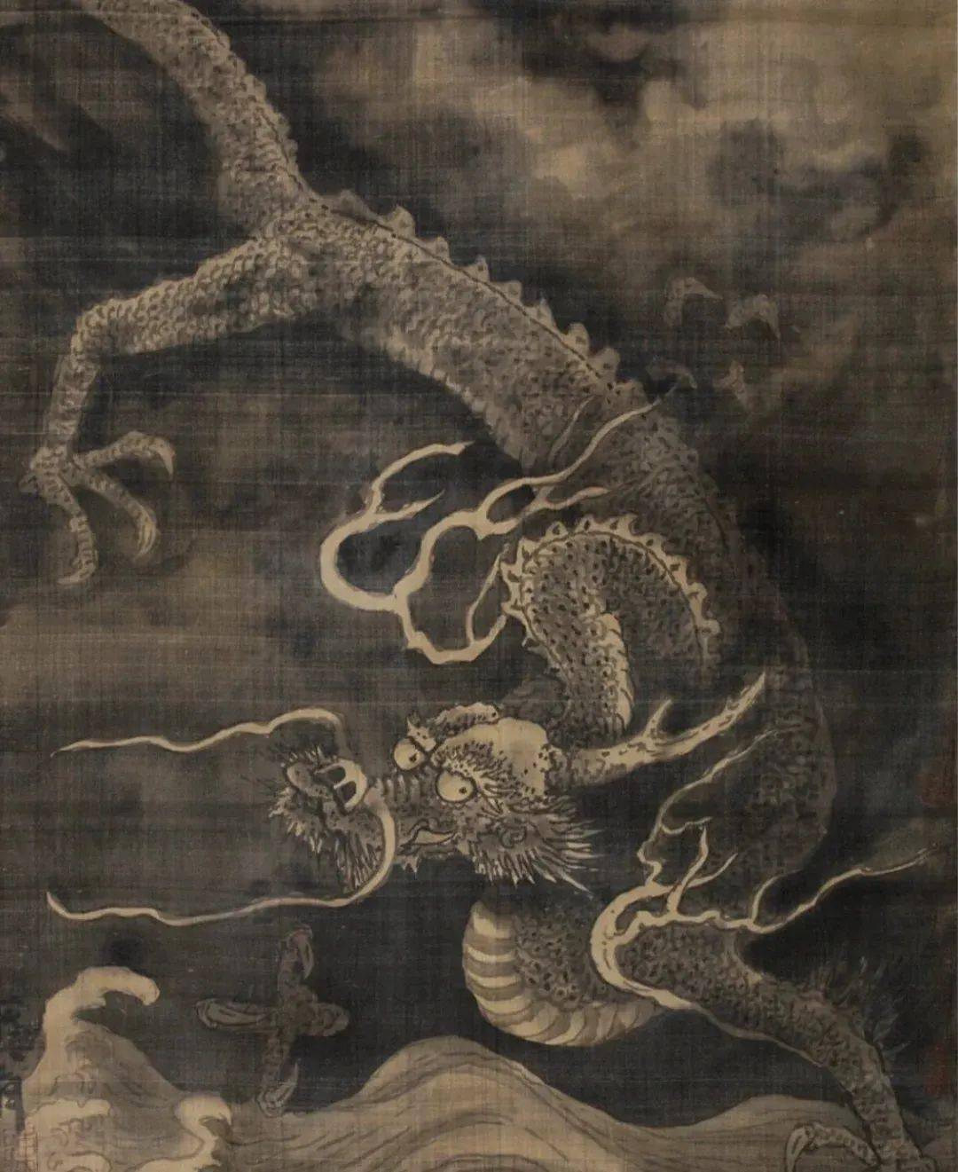 以史上画龙第一人,南宋陈容的《墨龙图》为灵感原型