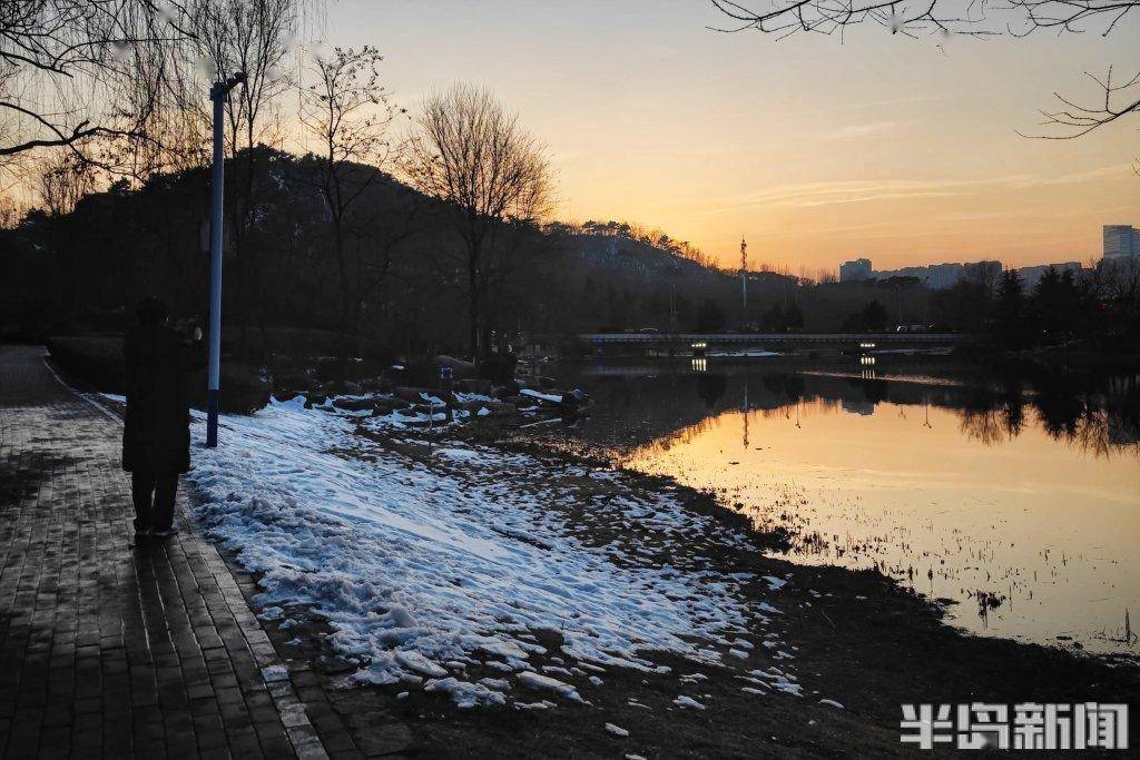 河畔夕照_休闲_李村_水鸟