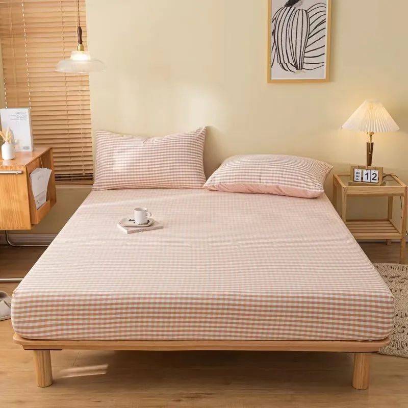 懒人必备的双面床笠,a类面料,夏凉冬暖,四季都能用~_床单_出口_单秒