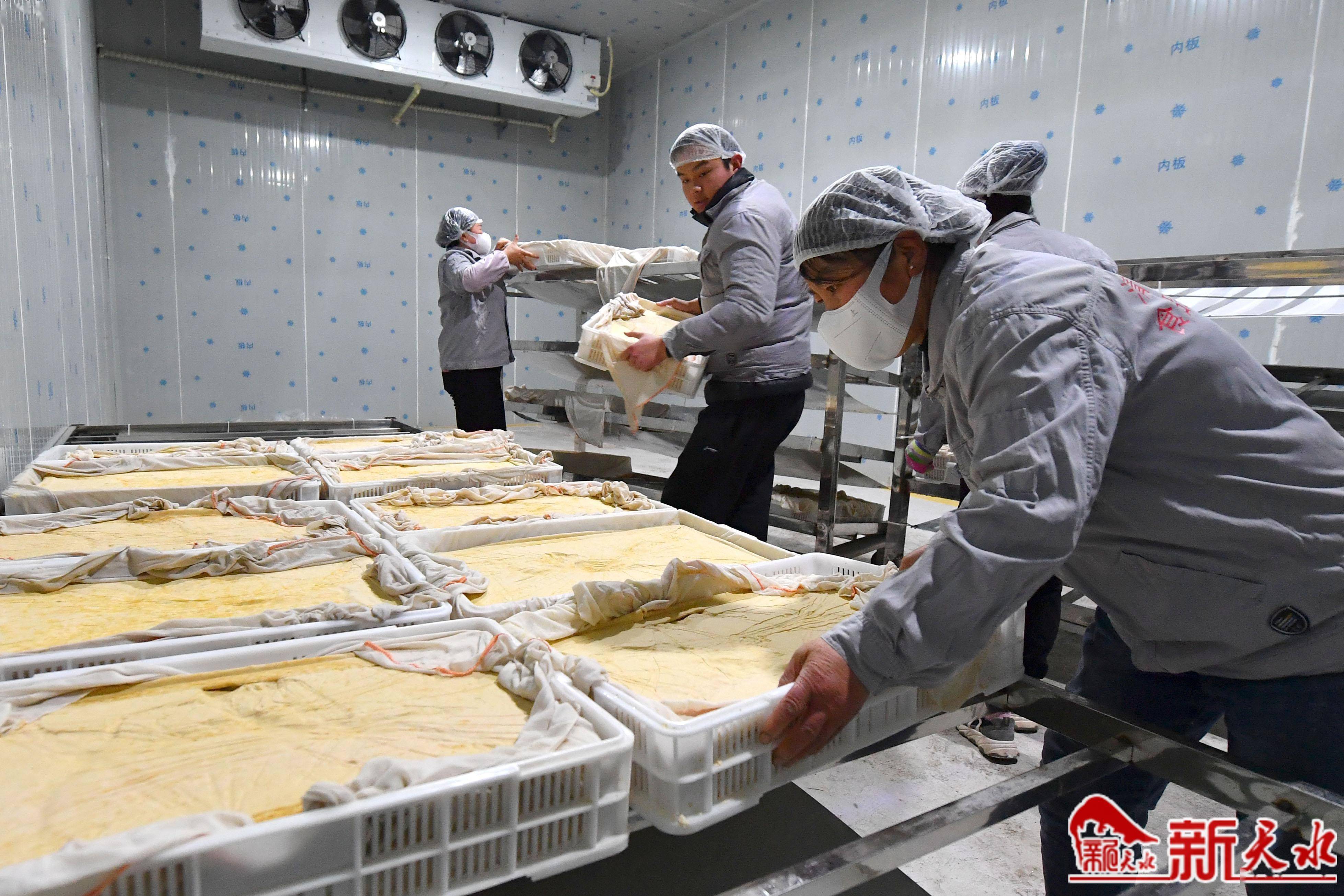 豆制品车间生产忙