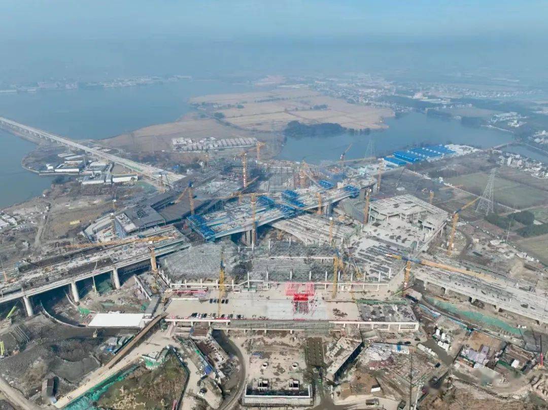 这条时速350公里高铁加速建设_站房_南站_苏湖