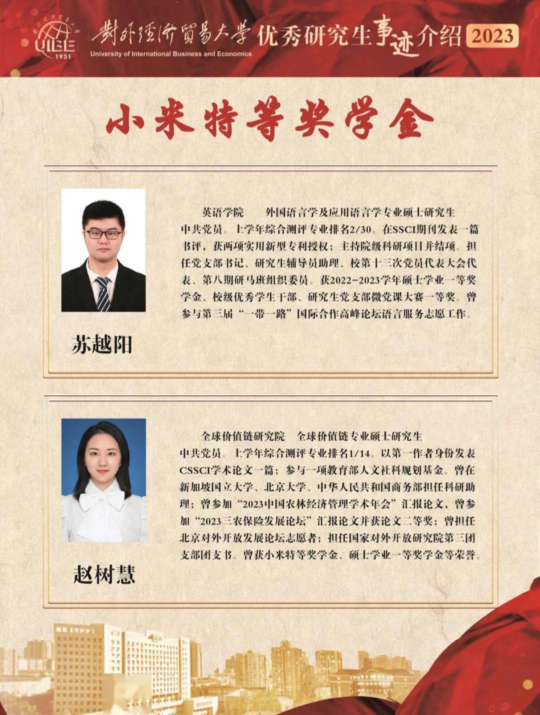 年度优秀研究生来了!_党委宣传部_曹润涵_刘璇