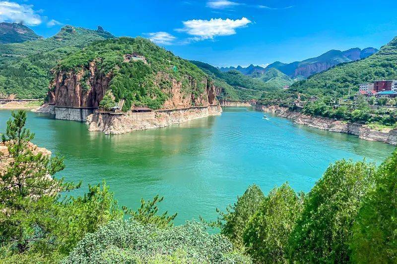 天脊揽胜太行奇观の情湖爱岛京娘湖-北国江南广府城_活动_景区_费用