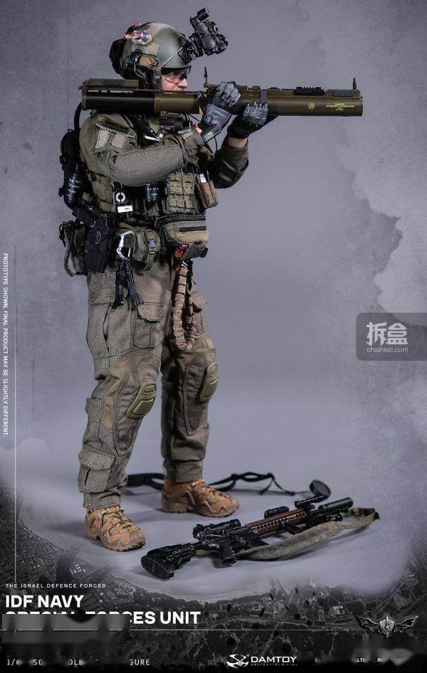 damtoys 以色列idf国防军海军 特种部队突击队 1/6可动人偶_弹匣_战术