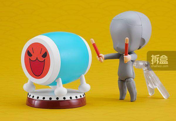 goodsmile gsc 粘土人 太鼓达人 和田咚 游戏q版手办_官方_零件_鼓槌