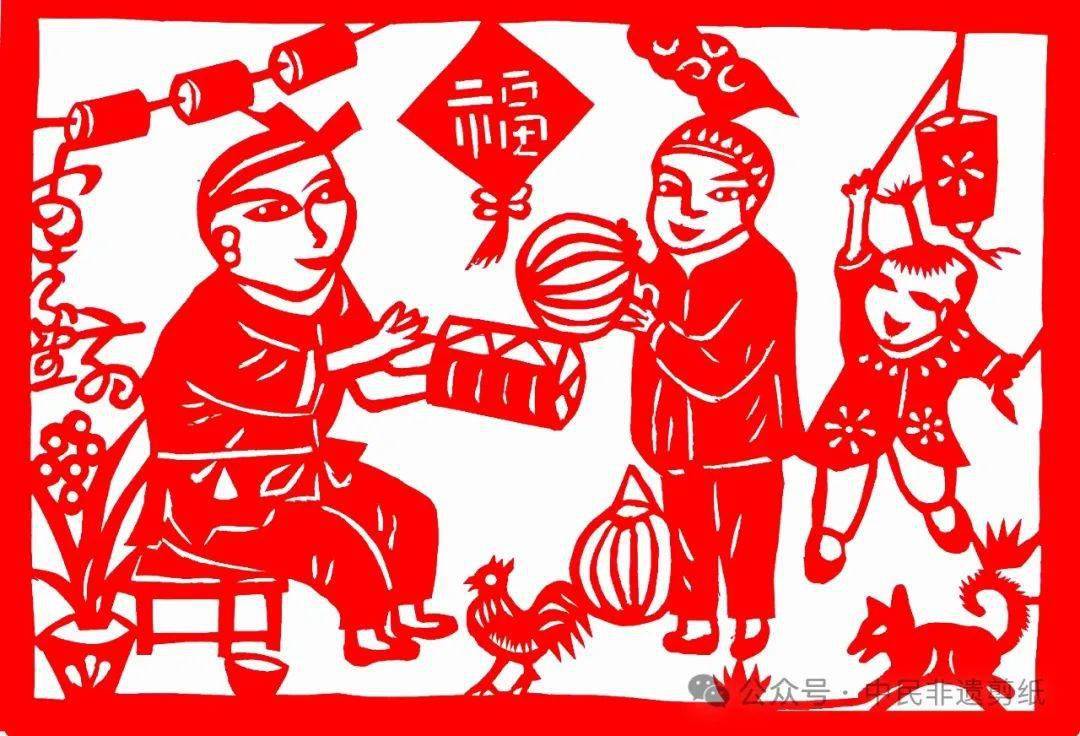 非遗剪纸记录描绘"中国传统节日及民俗文化节"_民间_作品_协会会员