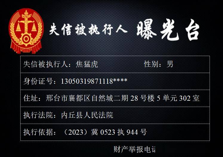 邢台这些人上榜_内丘县_信息_规定