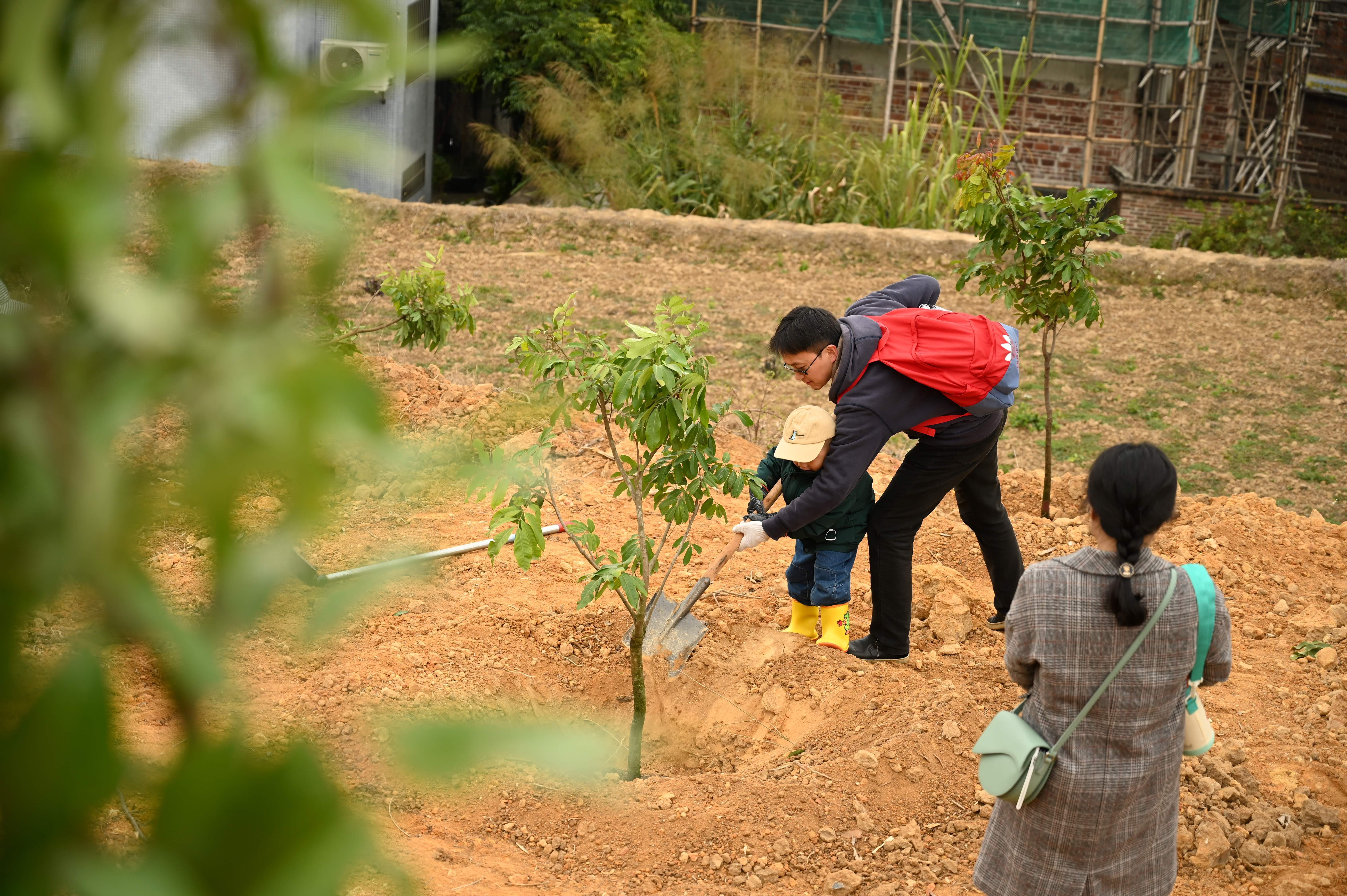 奥运冠军携手网友植树900株 第六届广东林业·腾讯网友植树节举办