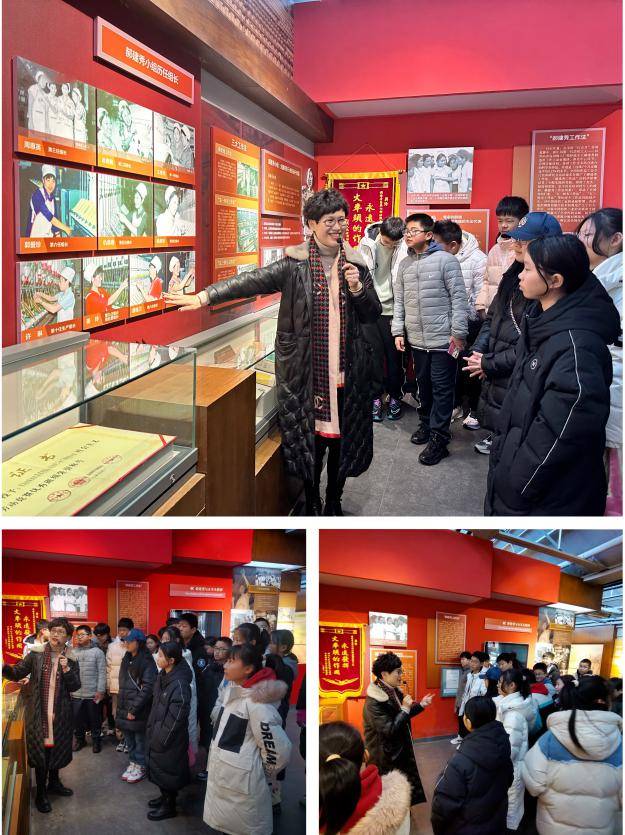 青岛君峰路中学组织研学实践,学生们来到了位于纺织谷内的青岛纺织