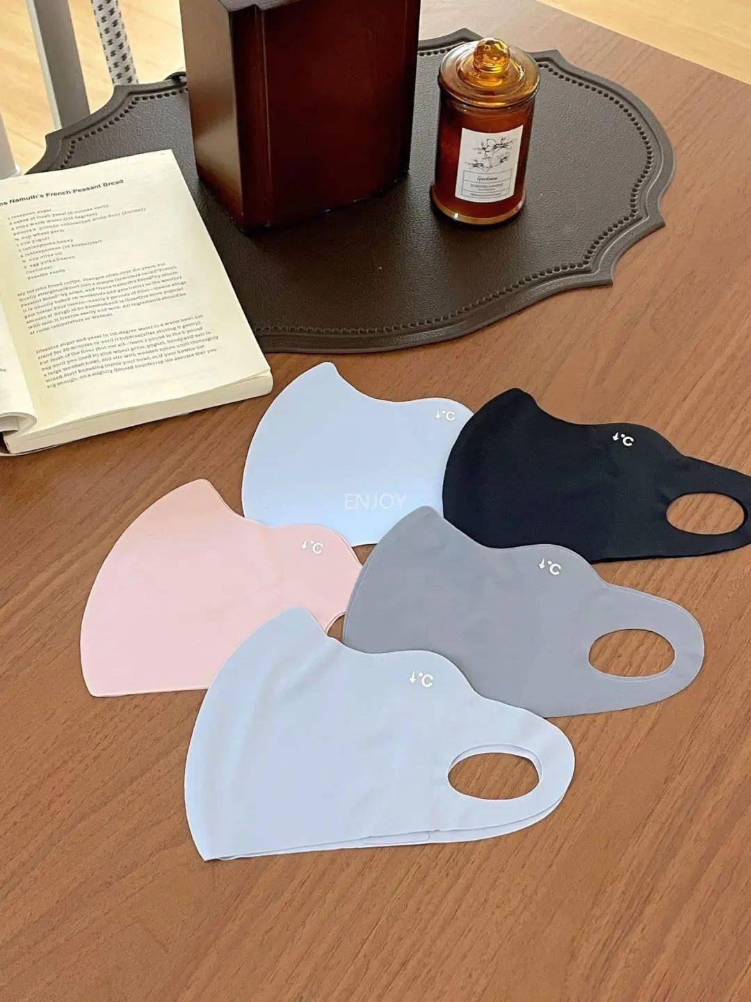 无痕玻尿酸防晒口罩199得3只保湿还防晒冰感触肤清凉透气弹力面料3d