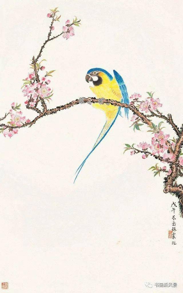 玉兰花开田世光 玉兰花开李长白白毛浮绿水 红掌拨清波方楚雄春趣图方