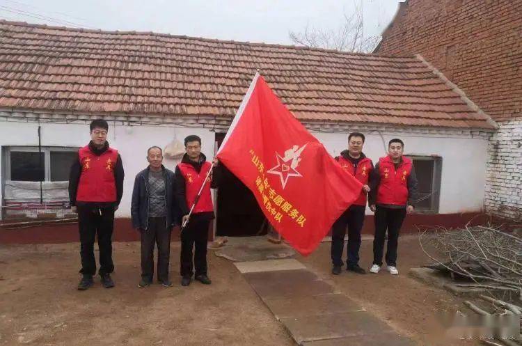 志愿服务暖龙城市贾悦镇老兵志愿服务队在行动