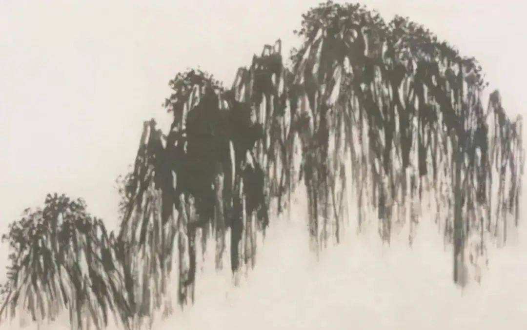 乱柴皴荷叶皴云头皴5.在山水画中各种墨法的运用也很重要.