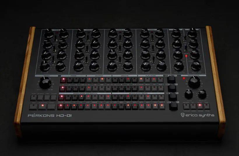 瞬秒没ericasynths推出黑色限量版perkonshd01鼓机但已经买不到了