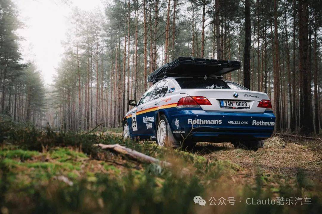 最经典的宝马7系搭配最经典的rothmans涂装,越野穿越北极圈可还行?