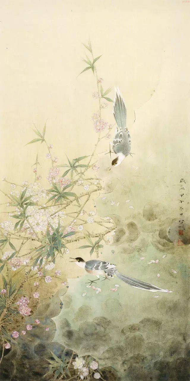 张贤明工笔花鸟画欣赏,惊艳了双眼!_全国_中国画_当代
