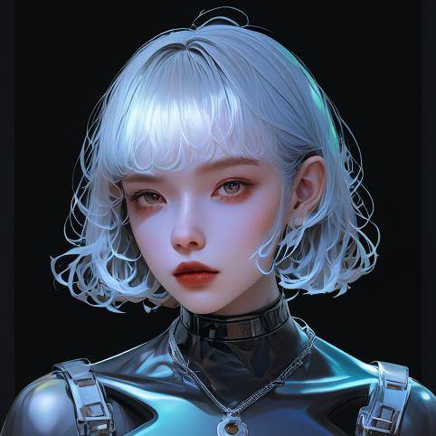 赛博朋克风头像太酷了