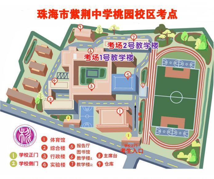 珠海市紫荆中学桃园校区周边公交站点:遵医五院(理工斗门校区)站注意