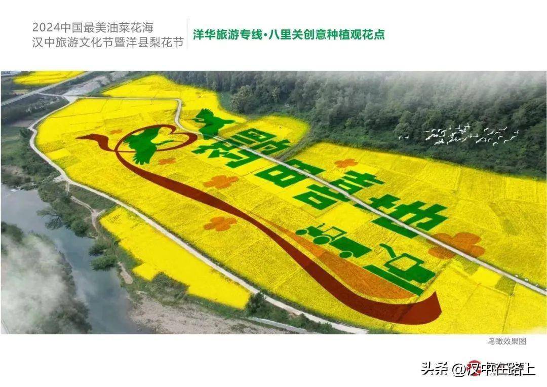 2024中国最美油菜花海汉中旅游文化节主会场洋县向你发出邀请