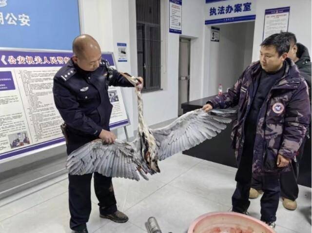 保护野生动物不松懈大通湖区破获一起非法狩猎案
