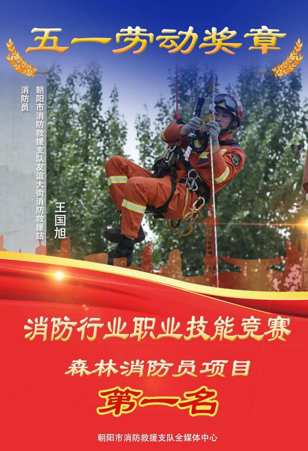 朝阳支队荣获朝阳市五一劳动奖章和集体荣誉_救援_大赛_项目