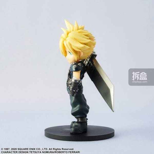 square enix 最终幻想7 adorable arts 克劳德 q版手办