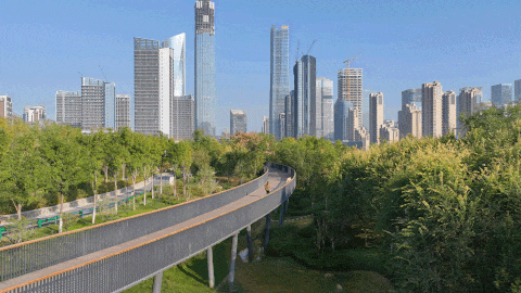 地标空中商业巡礼③济南绿地中心60f泉客厅