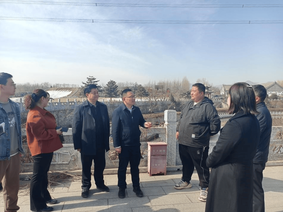 区纪委区监委主要领导调研检查王佐镇灾后恢复重建工作