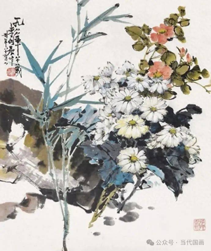 鲜活灵动李剑晨写意花鸟绘画作品欣赏