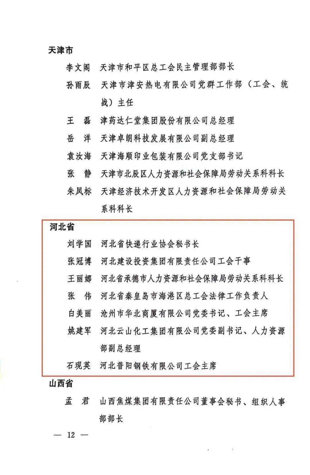 8人分别被授予全国和谐劳动关系创建工作先进集体和先进个人称号_表彰