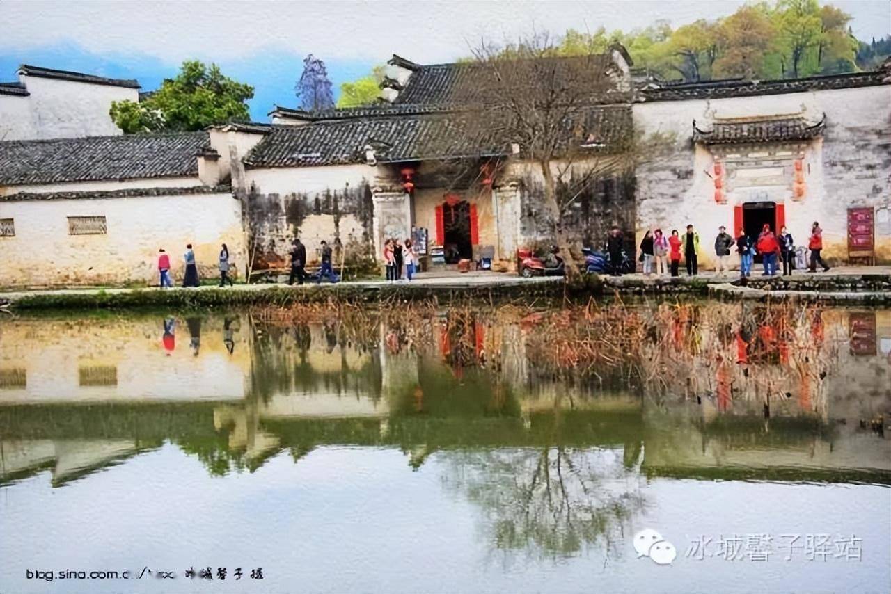 春游江南如诗如画的宏村