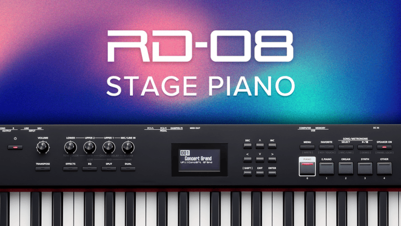 简约不简单roland发布rd08舞台电钢