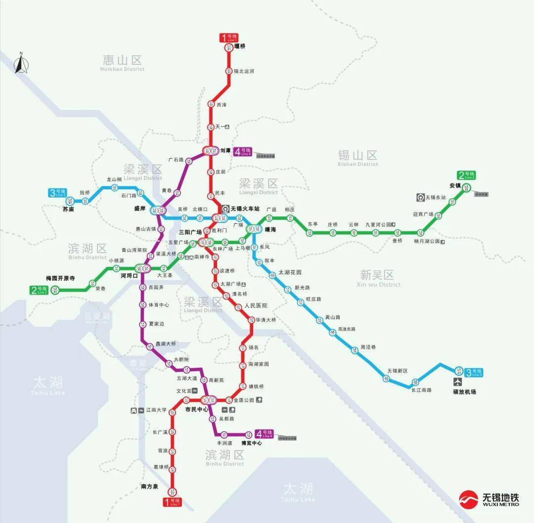 无锡3号线的延伸段便是其中的苏锡轨道快线无锡轨交s3线也将与苏州
