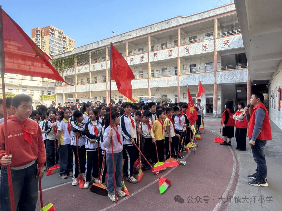 活动大坪镇大坪小学开展学雷锋志愿服务活动