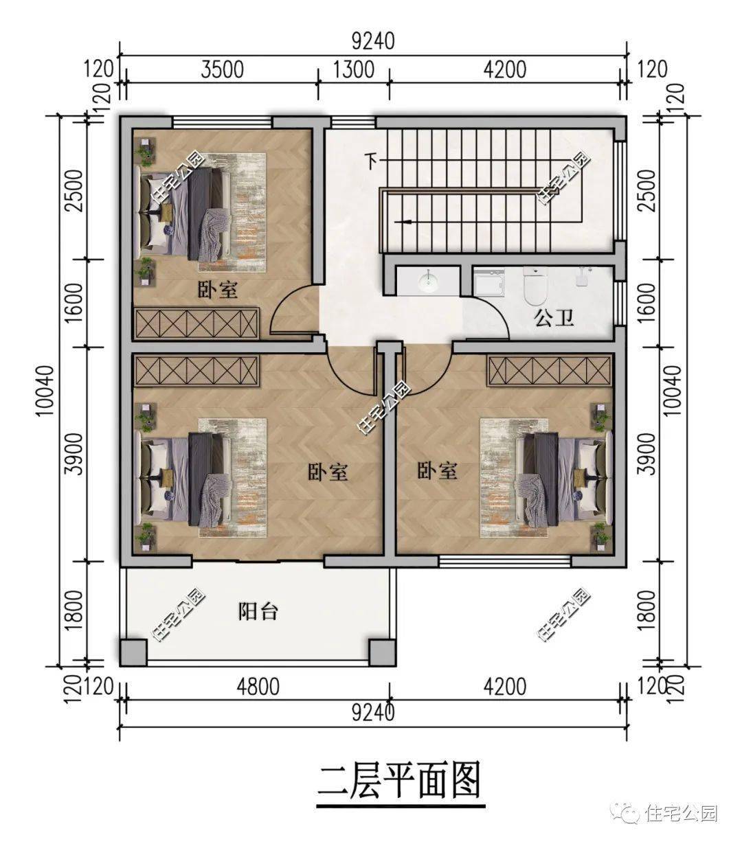 10套二层农村别墅图纸精致耐看设计时尚难得的好户型23512379