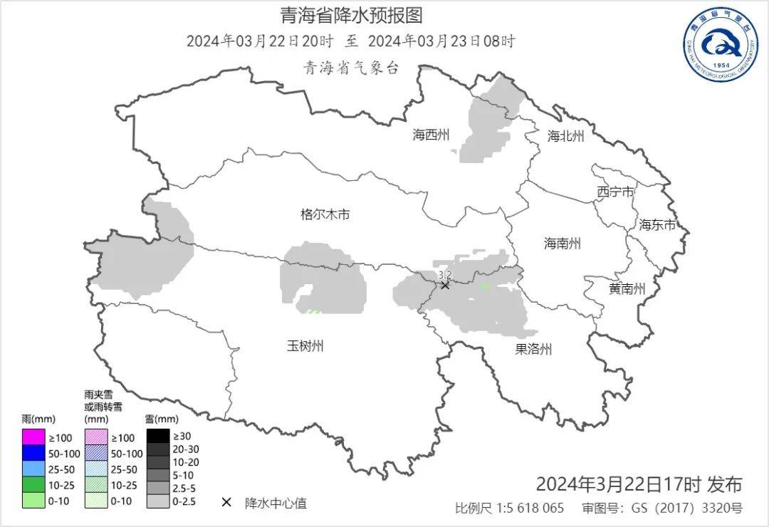 多云;北部地区日最高气温将下降3～5℃;海西,玉树有6～7级偏西风,西宁