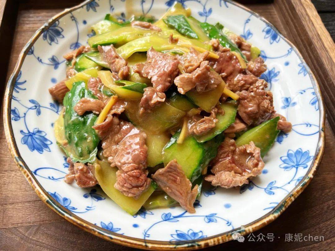 青瓜炒牛肉图片图片