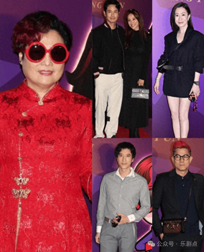 港娱三大女富婆同场吕良伟前妻邝美云闪耀全场现任老婆不输阵