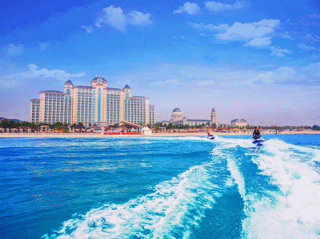启东恒大海上威尼斯酒店2天1晚￥699元享豪华园景大双床房1晚2大1小