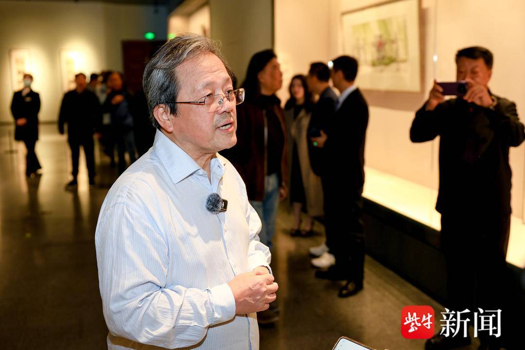 写意风神冯远书画作品展在无锡博物院开展