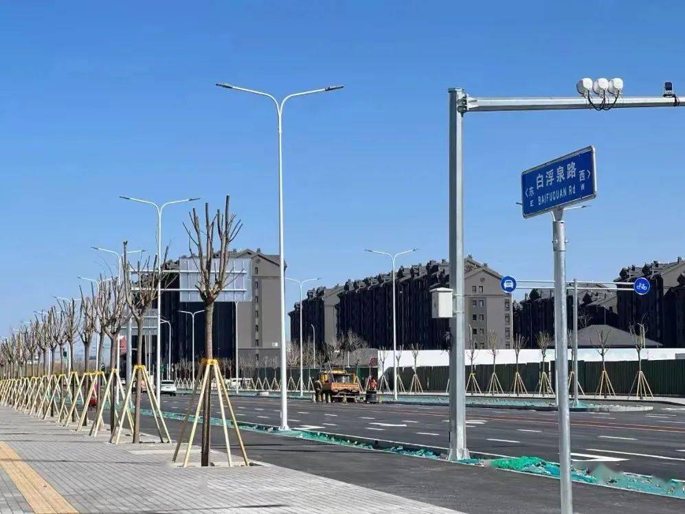 昌平这处回迁房配套路通车