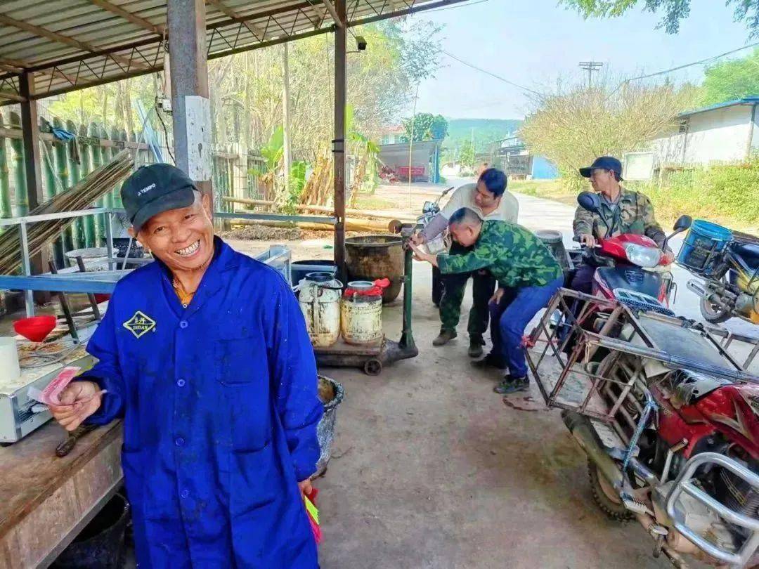 勐腊县集中收胶惠民工程迎来开门红