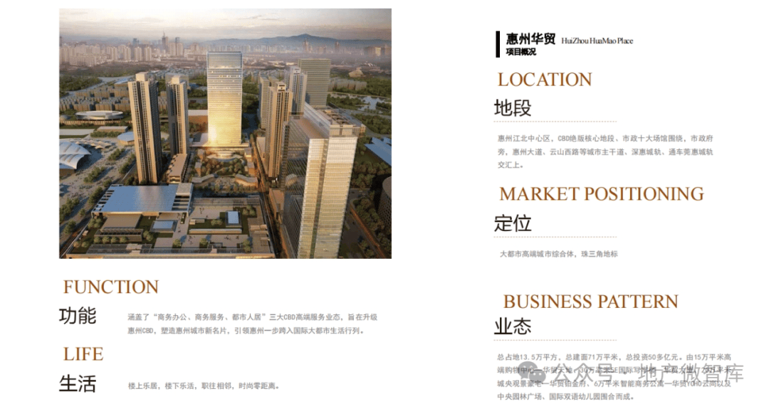 免费资料广东惠州华贸天地招商手册