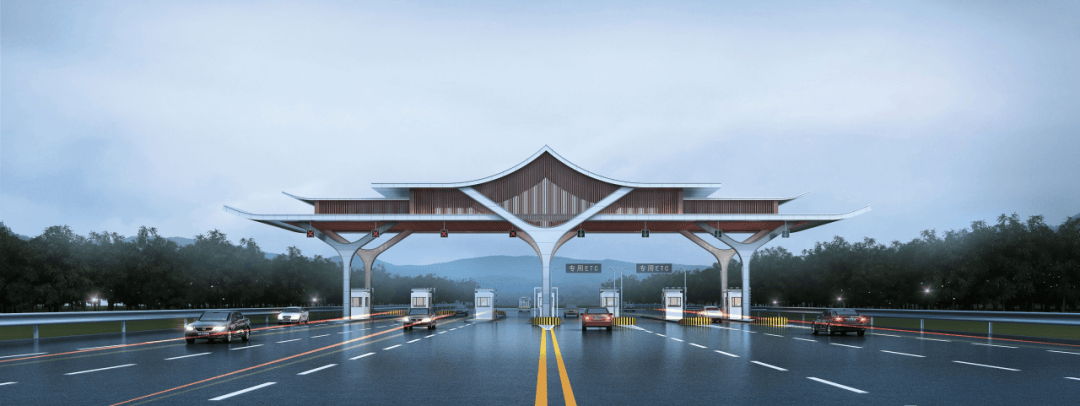 临海南收费站大棚要重建效果图出来了