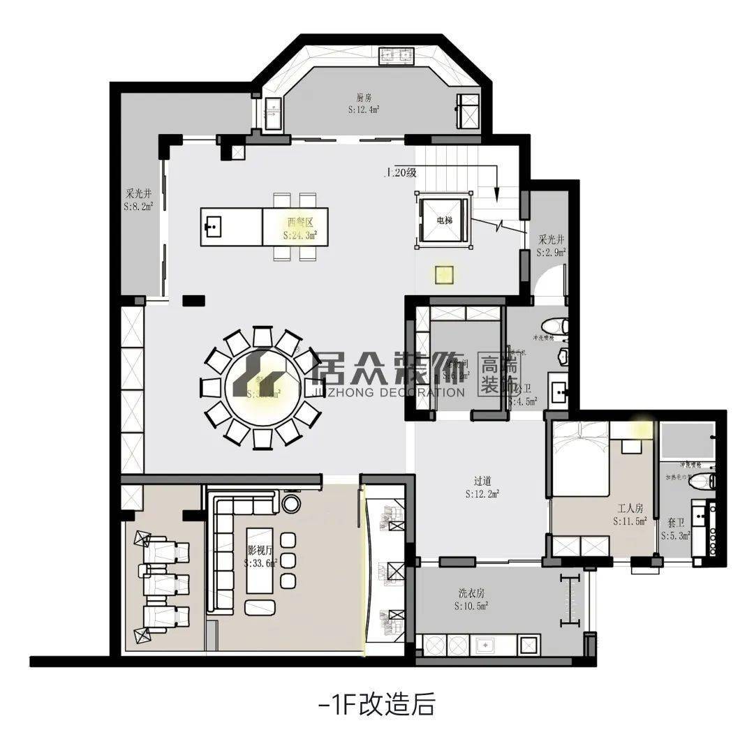 全案案例金凯水都750㎡豪华别墅绘当代生活之梦